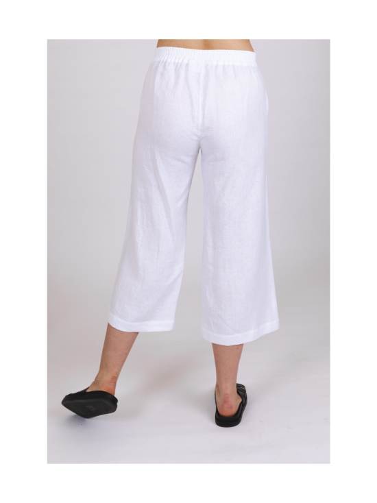 Nakoa - Culottes pellavahousut, Coconut Milk - VALKOINEN | Stockmann - photo 3