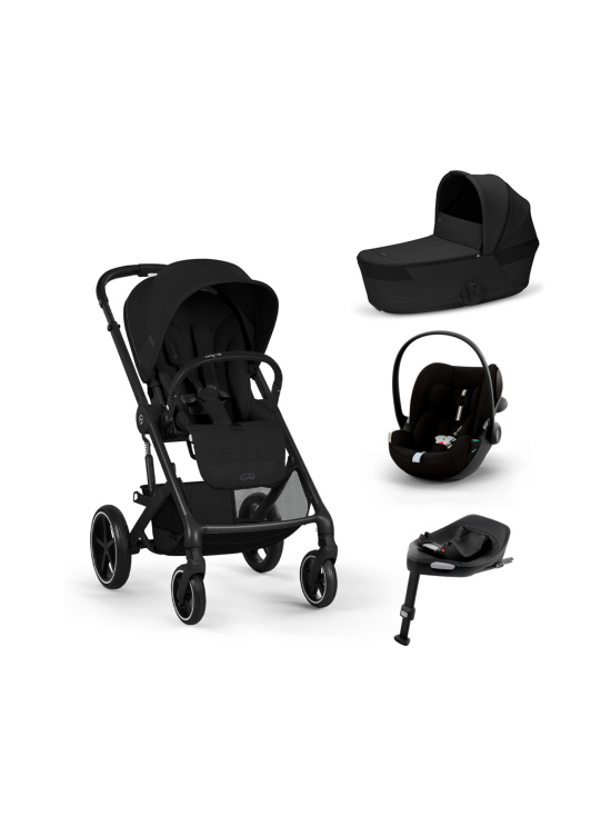 CYBEX - Cybex Balios S Lux starttipaketti (taitettavalla Fold Cot vaunukopalla ja Cloud G3 turvakaukalolla) - MOON BLACK | Stockmann - photo 2