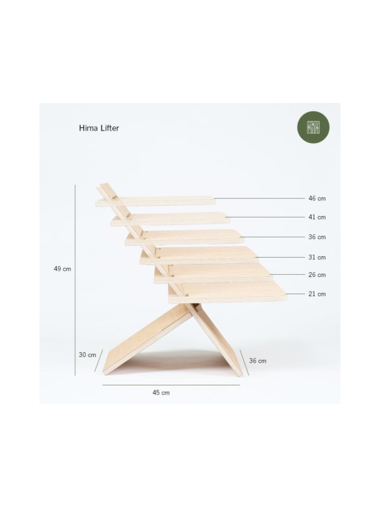 Hima Furniture - Hima Lifter seisomatyötaso - Spirited Oak - TAMMI - photo 6 Hima Furniture - Hima Lifter seisomatyötaso - Spirited Oak - TAMMI | Stockmann - photo 6