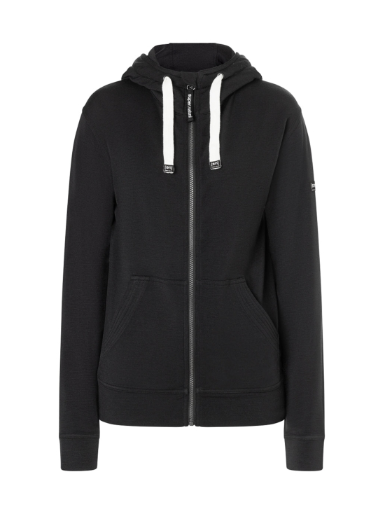 super.natural - Naisten Solution DWR merinovillainen huppari - JET BLACK | Stockmann - photo 1