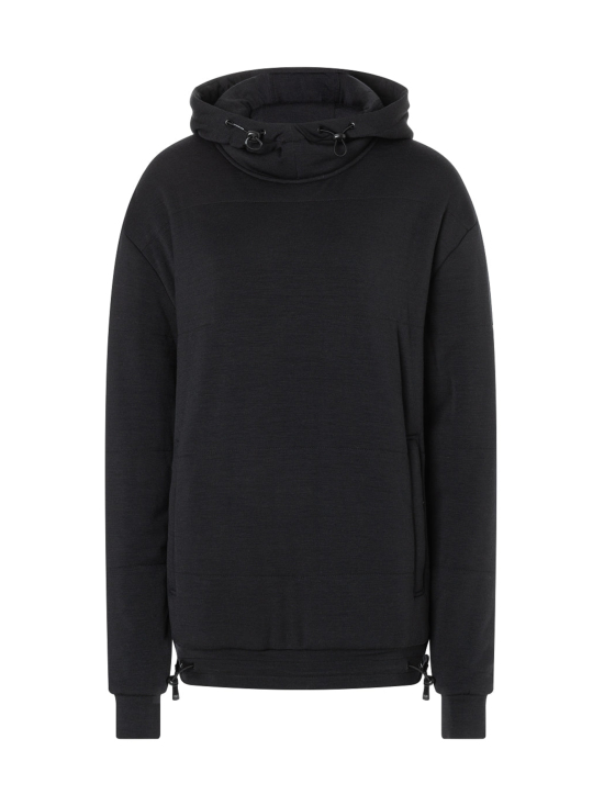 super.natural - Naisten DWR merinovillainen huppari - JET BLACK | Stockmann - photo 1