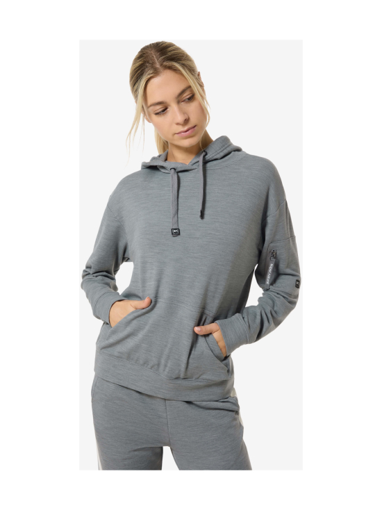 super.natural - Naisten Favourite Pocket merinovillainen huppari - CASHMERE GREY MELANGE | Stockmann - photo 1