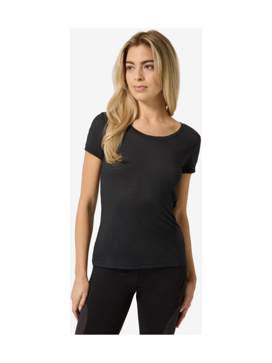 super.natural - Naisten Midsummer Air merinovillainen t-paita - JET BLACK | Stockmann - photo 1