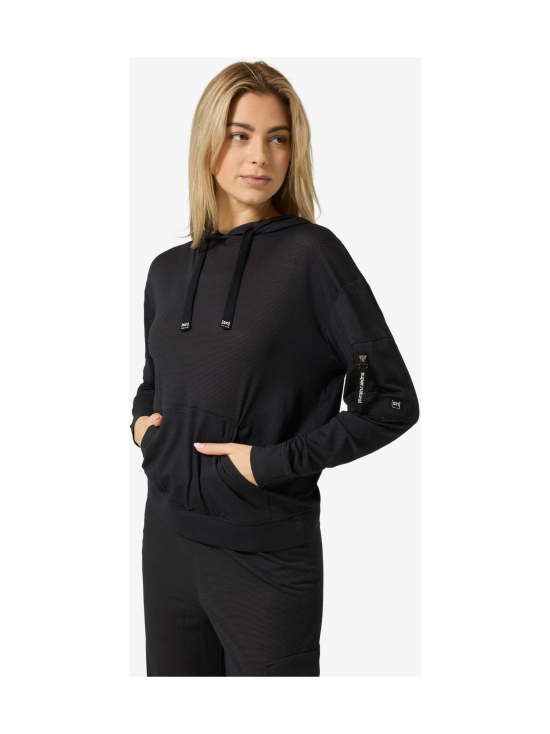 super.natural - Naisten Air kevyt merinovillainen huppari - JET BLACK | Stockmann - photo 1
