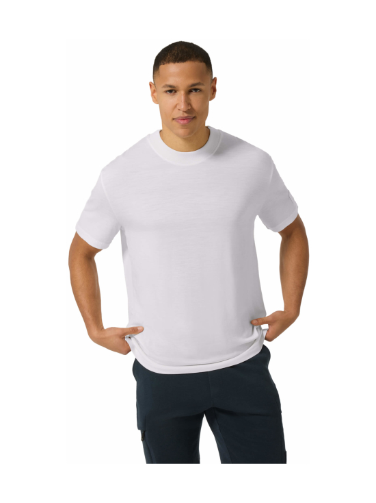 super.natural - Miesten Casual Rib Bio J merinovillainen t-paita - FRESH WHITE | Stockmann - photo 1