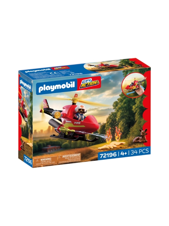 PLAYMOBIL - PLAYMOBIL Palonsammutushelikopteri 72196 | Stockmann - photo 1