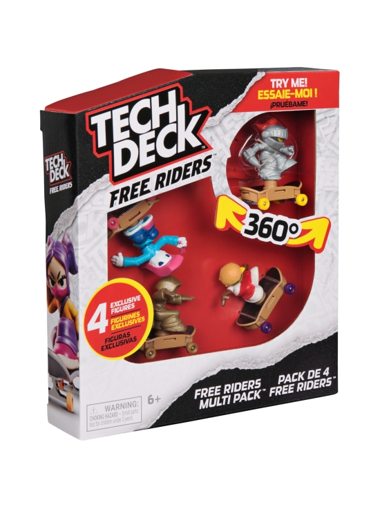 TECH DECK - TECH DECK Sormiskeittihahmo Free Riders, 4 kpl | Stockmann - photo 2