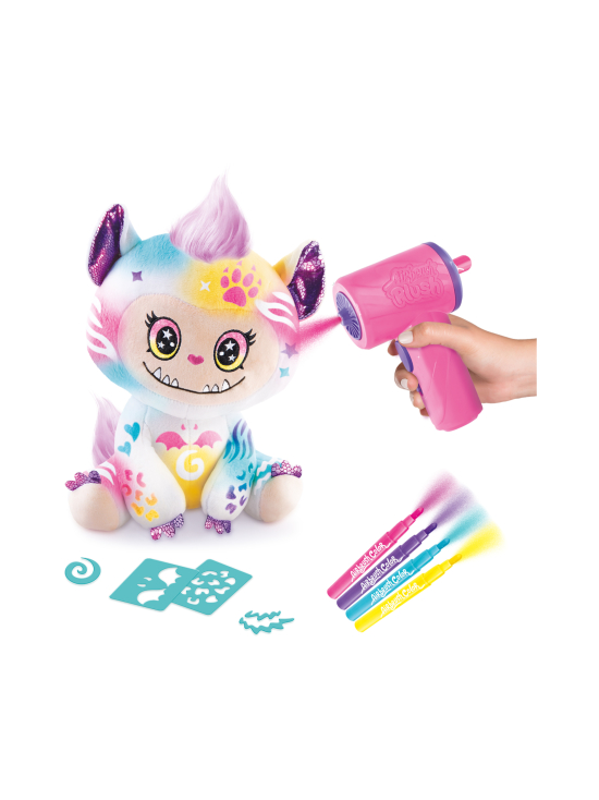 AIRBRUSH - AIRBRUSH PLUSH pehmolelu Cutie Monster ja kynäruisku, 25 cm | Stockmann - photo 4