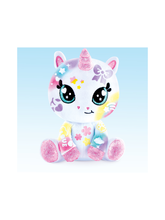 AIRBRUSH - AIRBRUSH PLUSH Pehmoyksisarvinen ja kynäruisku, 25 cm | Stockmann - photo 6