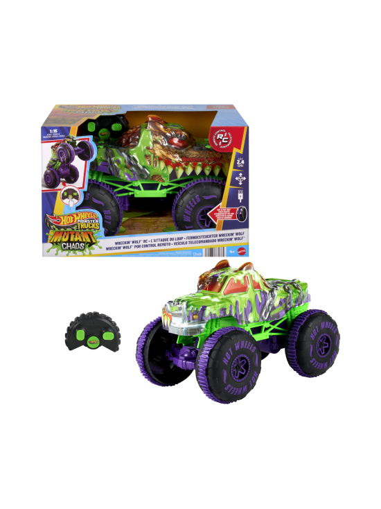 HOT WHEELS - HOT WHEELS® Monster Trucks Wreckin´ Wolf -kauko-ohjattava auto | Stockmann - photo 2