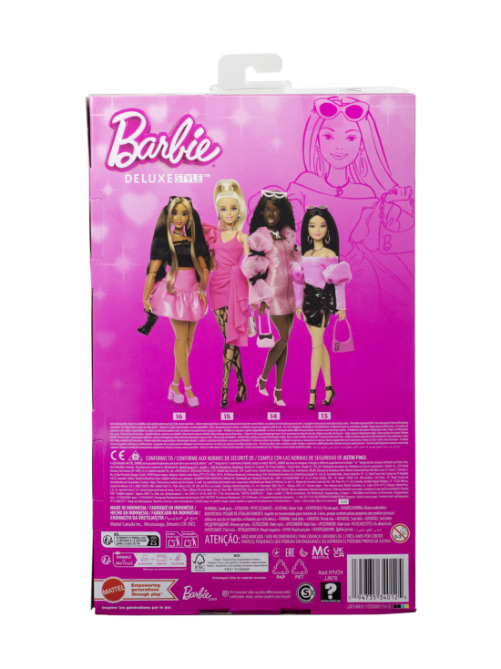 BARBIE - BARBIE® BARBIEcore Deluxe Fashionistas Fashion Doll samettipaidan ja mustan hameen kanssa 29 cm | Stockmann - photo 2