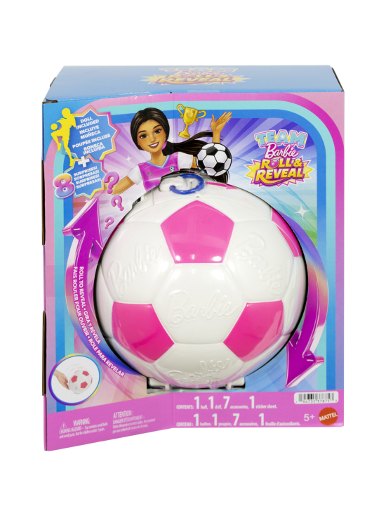 BARBIE - Team BARBIE® Roll & Reveal -jalkapalloilijanukke 29 cm | Stockmann - photo 1