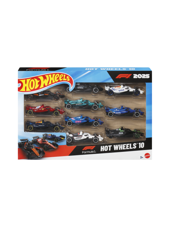 HOT WHEELS - HOT WHEELS F1 Basic Car F1 10-pack | Stockmann - photo 1