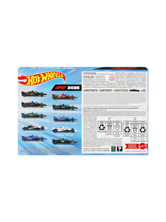 HOT WHEELS - HOT WHEELS F1 Basic Car F1 10-pack | Stockmann - photo 2