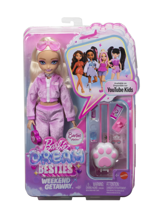 BARBIE - BARBIE® Dream Besties Malibu -nukke viikonloppumatkalla, 29 cm | Stockmann - photo 1