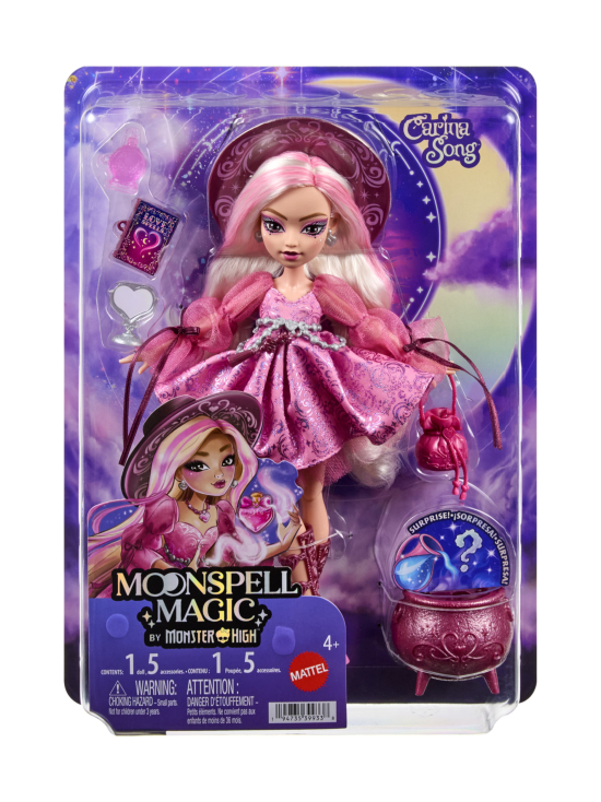 MONSTER HIGH - MONSTER HIGH Moonspell Magic Main Collection Nukke Carina - Love Witch 26 cm | Stockmann - photo 1