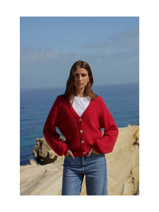 Nakoa - Elsie Cardigan, Scarlet - SCARLET (PUNAINEN) | Stockmann - photo 4