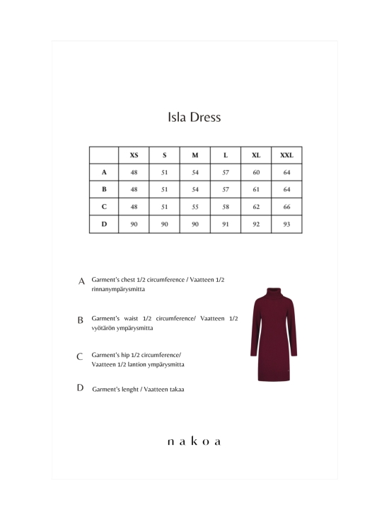 Nakoa - Isla Dress, Merlot - MERLOT (PUNAINEN) | Stockmann - photo 7
