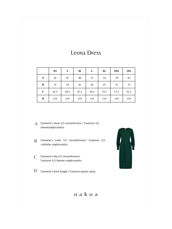 Nakoa - Leona Dress, Burgundy - BURGUNDY (PUNAINEN) | Stockmann - photo 7