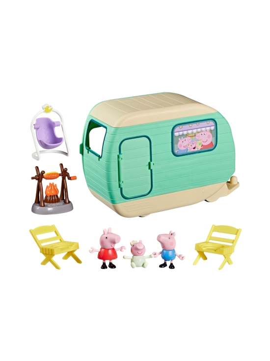 PEPPA PIG - PEPPA PIG Leikkisetti Kolme pientä possua ja matkailuvaunu | Stockmann - photo 3