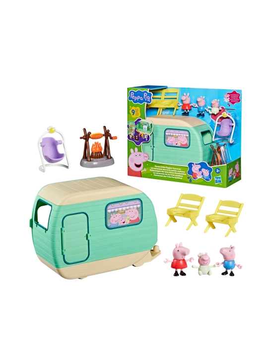 PEPPA PIG - PEPPA PIG Leikkisetti Kolme pientä possua ja matkailuvaunu | Stockmann - photo 4