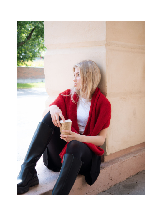 Nakoa - Pippa Scarf, Scarlet - SCARLET (PUNAINEN) | Stockmann - photo 1
