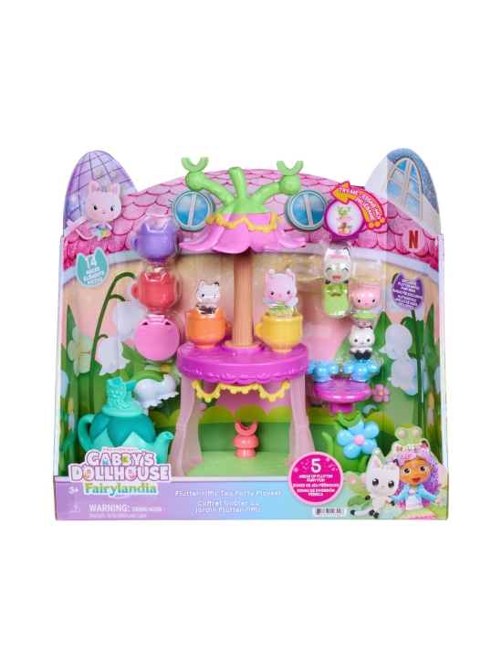 GABBY´S DOLLHOUSE - GABBY´S DOLLHOUSE leikkisetti Flutterriffic-teekutsut | Stockmann - photo 1