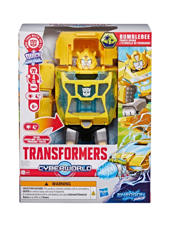 TRANSFORMERS - TRANSFORMERS Cyberverse Hahmo Power spark Bumblebee, 28 cm | Stockmann - photo 1