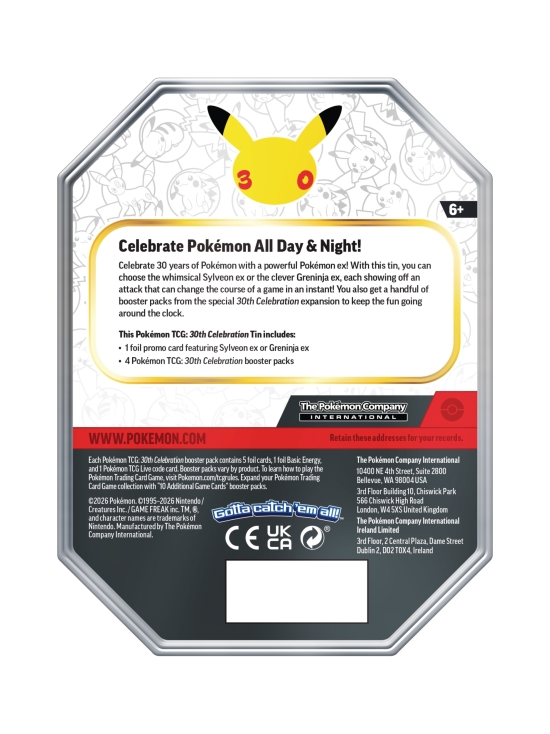 POKEMON - POKEMON keräilykortit 30th Celebration EX Tin | Stockmann - photo 3