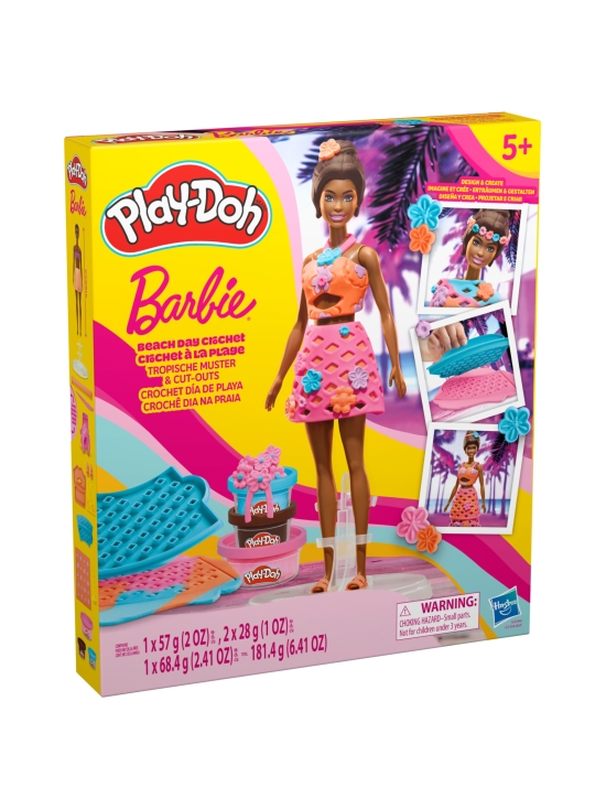 BARBIE - PLAY-DOH BARBIE Leikkisetti Rantapäivän virkkaukset | Stockmann - photo 2