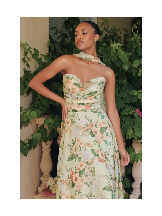 Ladivine - T717 juhlamekko - SAGE PRINT | Stockmann - photo 2