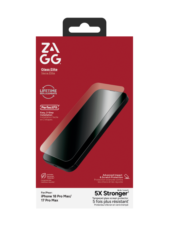 Zagg - ZAGG IS Glass Elite E iPhone 18 ProMax/17 ProMax | Stockmann - photo 1