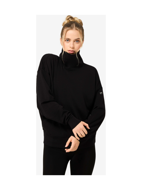 super.natural - Naisten Rolling Roll Neck merinovillainen poolopaita - JET BLACK | Stockmann - photo 1