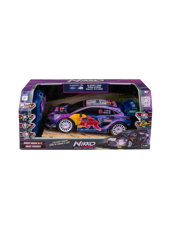 NIKKO - NIKKO Kauko-ohjattava auto Night Mode - M-Sport Ford Puma Hybrid Rally1 #19 Loeb, 1:18 - photo 1 NIKKO - NIKKO Kauko-ohjattava auto Night Mode - M-Sport Ford Puma Hybrid Rally1 #19 Loeb, 1:18 | Stockmann - photo 1