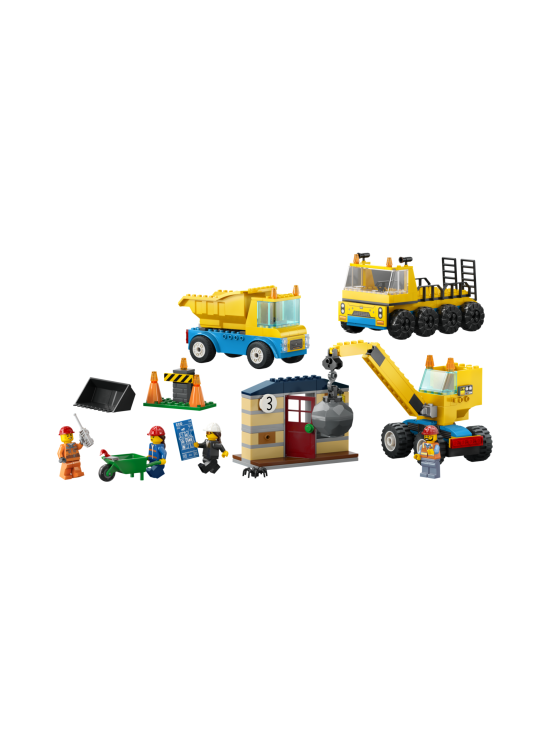 LEGO CITY - LEGO City Rakennustyömaan ajoneuvot, nosturi ja purkupallo 60391 - photo 3 LEGO CITY - LEGO City Rakennustyömaan ajoneuvot, nosturi ja purkupallo 60391 | Stockmann - photo 3