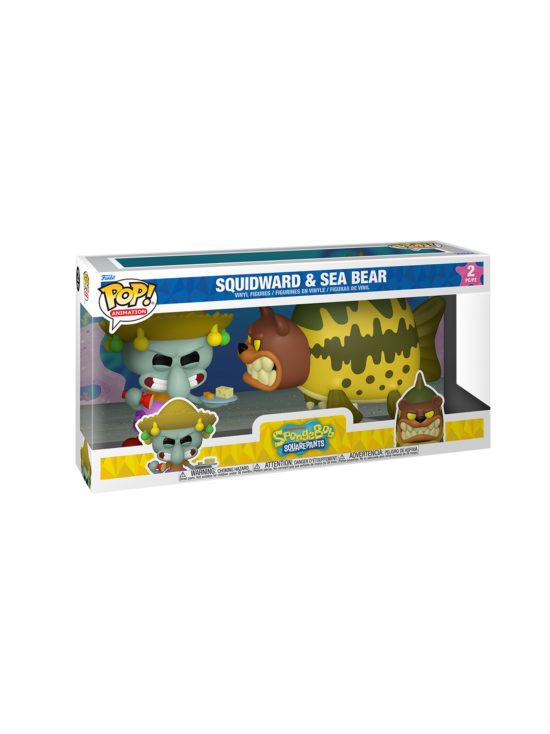 SPONGEBOB - FUNKO POP! SpongeBob - Squidward & Sea Bear 2PK | Stockmann - photo 1