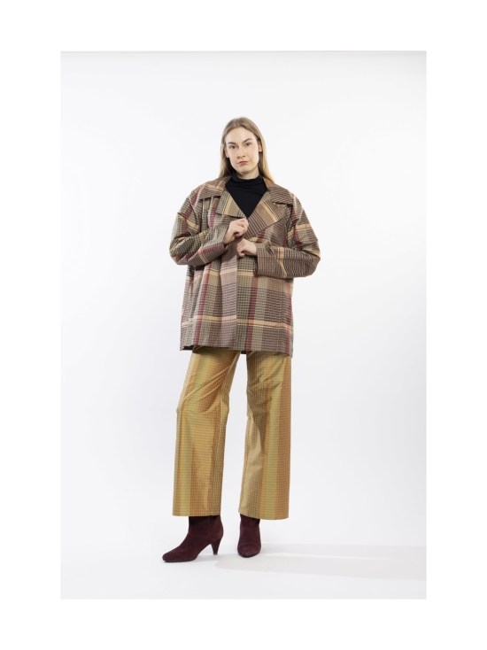 Miia Halmesmaa - SILKKI BLEISERI, RUUTU - BEIGE | Stockmann - photo 1