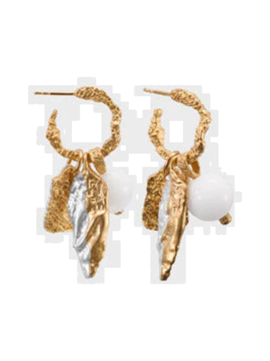 Kalevala - Itu-korvakorut lasihelmi hopea kullattu - 261001402JT | Stockmann - photo 4