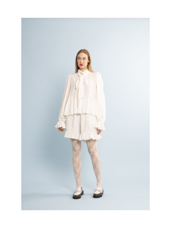 Miia Halmesmaa - DISHY- PAITA, KULTAHIPPU VALKOINEN - VALKOINEN | Stockmann - photo 5
