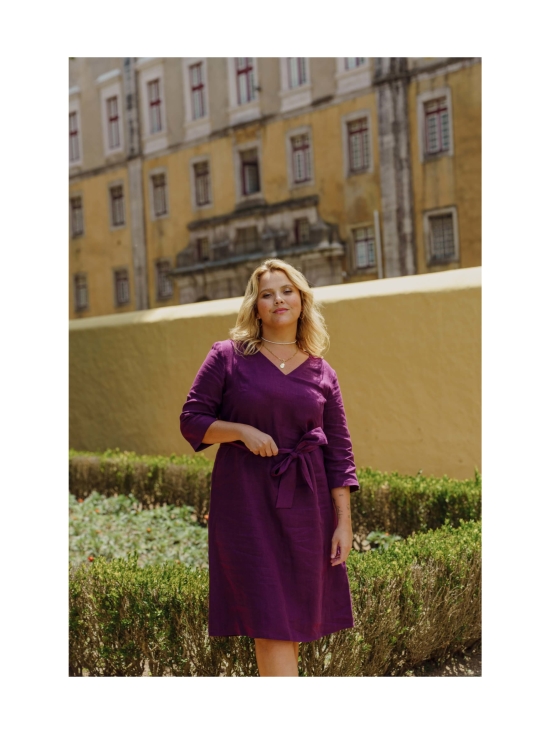 Nakoa - Vera Dress Pellavamekko, Royal Violet - ROYAL VIOLET (VIOLETTI) | Stockmann - photo 3