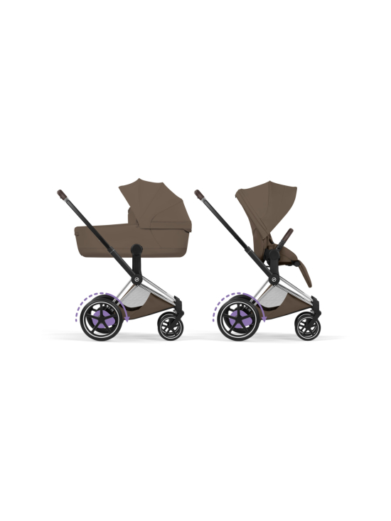 CYBEX - Cybex ePriam Style yhdistelmävaunut (Chrome Brown) - COCONUT BROWN | Stockmann - photo 2