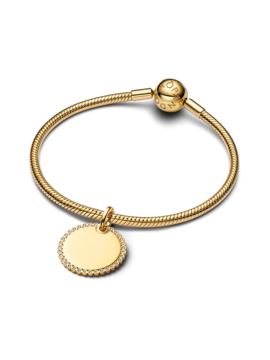 Pandora - Engravable Round Tag Pendant - 364007C01 | Stockmann - photo 3