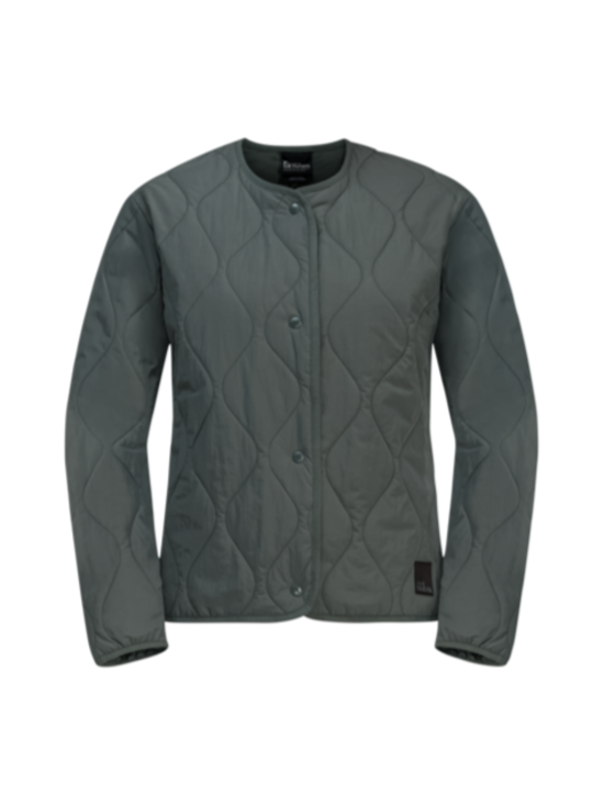 SLATE GREEN Jack Wolfskin WANDERMOOD INS JKT W | Kevyet takit | Steppwesten