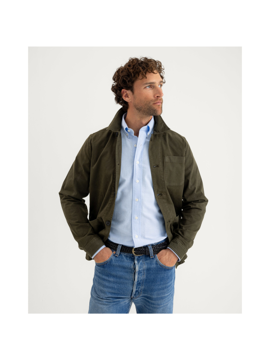 Berkeley - Logan Stretch Overshirt -paitatakki - OLIVE | Stockmann - photo 3