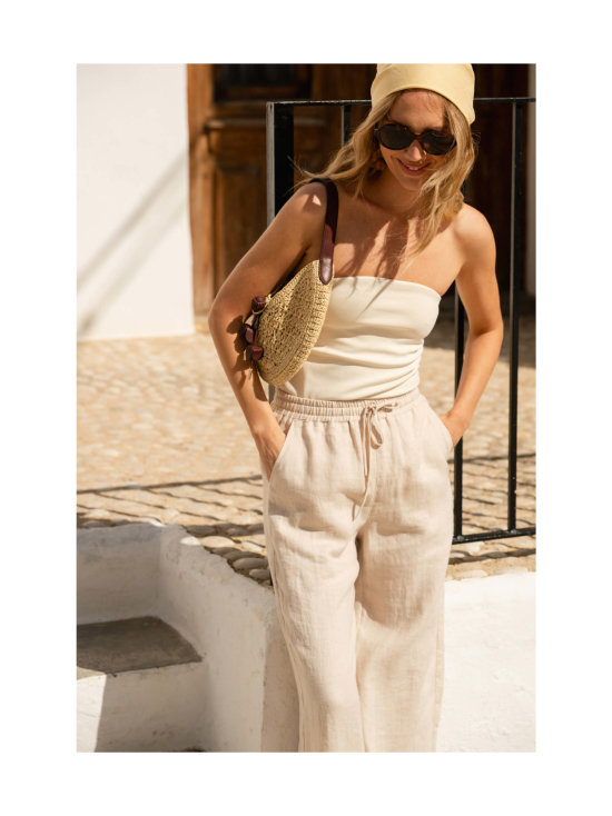 Nakoa - Linen Trousers, Sandshell - SANDSHELL (NUDE) | Stockmann - photo 8