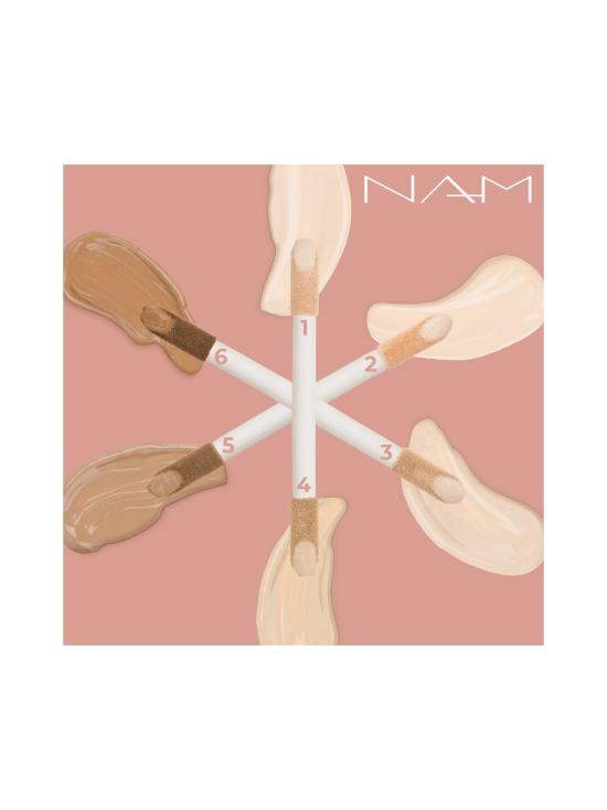 NAM - Pro Shaping Concealer -runsaspigmenttinen peiteväri 6ml - 01 SWAN | Stockmann - photo 3
