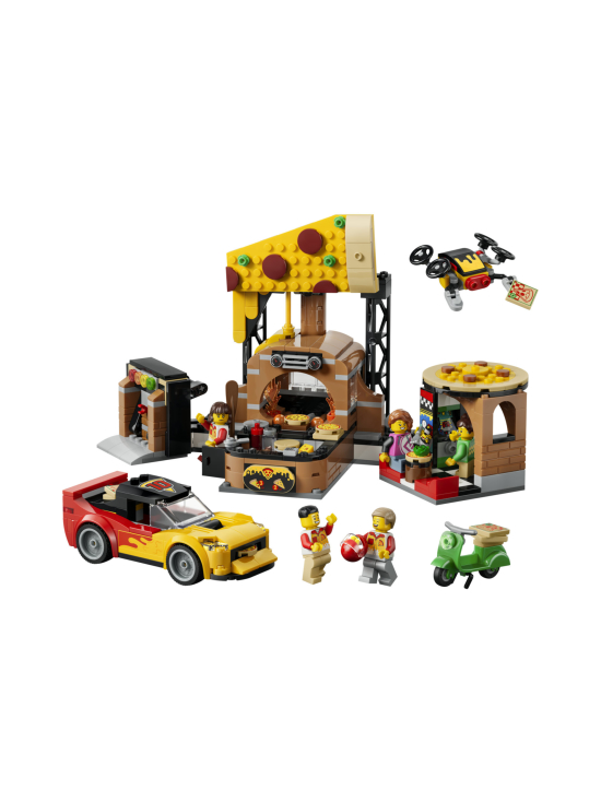 LEGO CITY - LEGO City Pizzaravintola ja toimituskulkuneuvot 60496 | Stockmann - photo 3