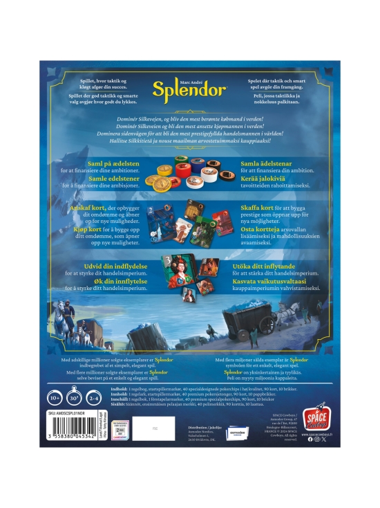 ASMODEE - ASMODEE lautapeli Splendor (suomenkielinen ja ruotsikielinen) - photo 2 ASMODEE - ASMODEE lautapeli Splendor (suomenkielinen ja ruotsikielinen) | Stockmann - photo 2