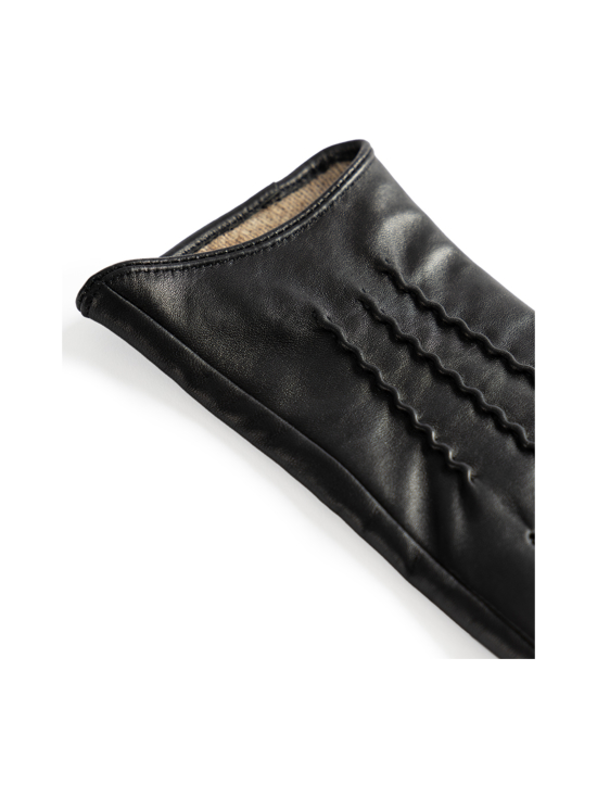 Berkeley - W's Siena Lthr Gloves -nahkasormikkaat villavuorilla - MUSTA | Stockmann - photo 4