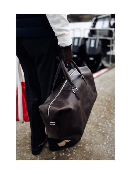 MMV Bags - Luton Overnighter -nahkalaukku - CHOCOLATE (TUMMANRUSKEA) | Stockmann - photo 2